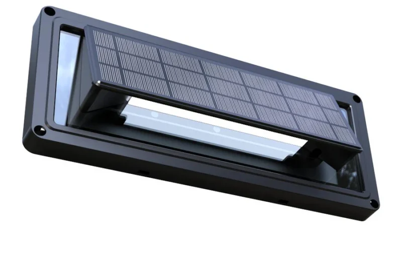 Aluminum Solar Step Fence Light 3000K